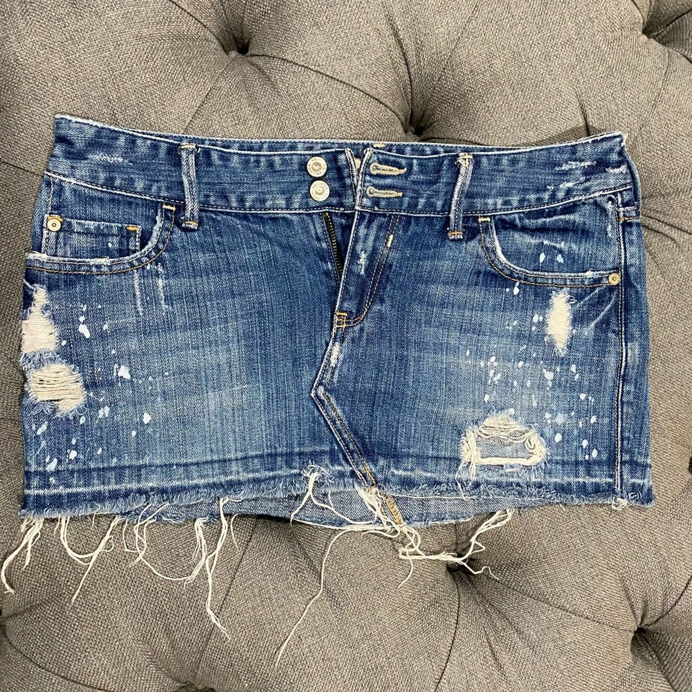 Hollister Mini Skirt - Size 3 - Denim